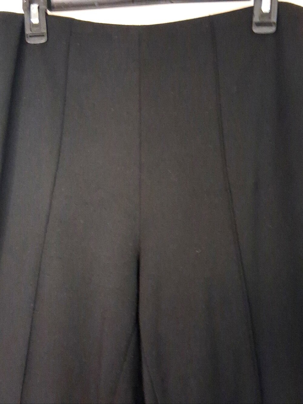Rag & Bone Irina Kick Flare Midrise Ankle Pintuck Stretch Ponte Pants Sz M Black - Picture 3 of 12